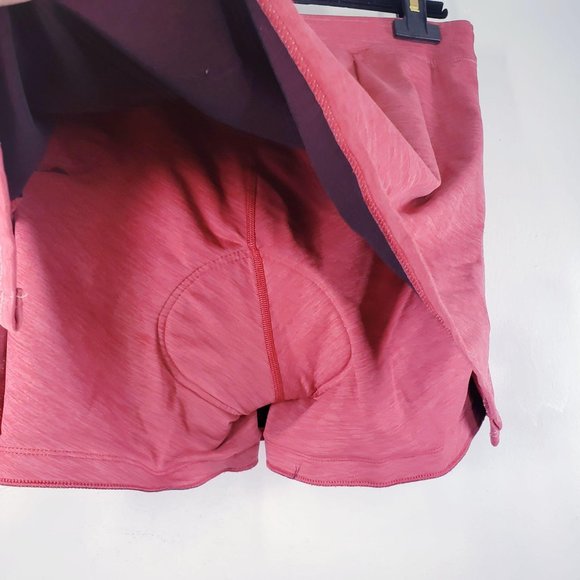 SHEBEEST Red Fender Cycling Biking 2-in-1 Biker Skirt Skort SMALL Outdoor Sports - Picture 9 of 14